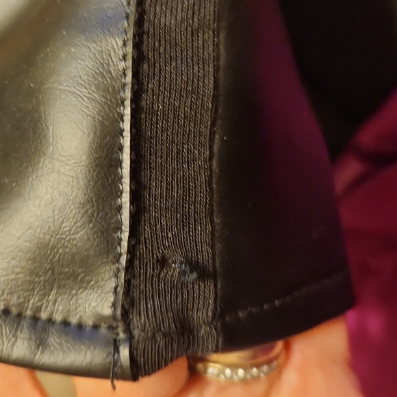 Vegan Leather Full Length Gloves - Picture 5 of 5